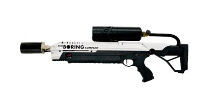 Boring flamethrower